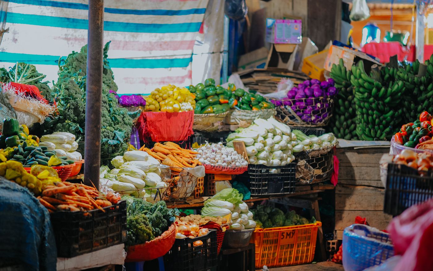 Assorted fresh vegetables